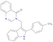 4(3H)-Quinazolinone, 3-[[2-(4-methylphenyl)-1H-indol-3-yl]methyl]-
