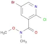 N-Methoxy-N-methyl 5-bromo-2-chloronicotinamide