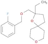 1,8-Dioxaspiro[4.5]decane, 2-ethyl-2-[[(2-fluorophenyl)methoxy]methyl]-