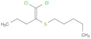 1-Pentene, 1,1-dichloro-2-(pentylthio)-