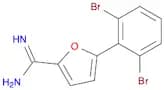 2-Furancarboximidamide, 5-(2,6-dibromophenyl)-