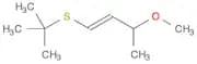 1-Butene, 1-[(1,1-dimethylethyl)thio]-3-methoxy-, (E)-