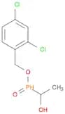 Phosphinic acid, (1-hydroxyethyl)-, (2,4-dichlorophenyl)methyl ester