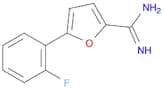 2-Furancarboximidamide, 5-(2-fluorophenyl)-