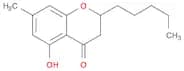 4H-1-Benzopyran-4-one, 2,3-dihydro-5-hydroxy-7-methyl-2-pentyl-