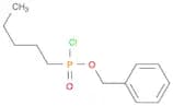 Phosphonochloridic acid, pentyl-, phenylmethyl ester