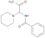 Benzamide, N-[2-oxo-1-(1-piperidinyl)propyl]-