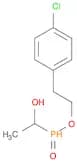 Phosphinic acid, (1-hydroxyethyl)-, 2-(4-chlorophenyl)ethyl ester