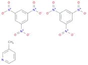 Pyridine, 3-methyl-, compd. with 1,3,5-trinitrobenzene (1:2)