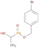 Phosphinic acid, (1-hydroxyethyl)-, (4-bromophenyl)methyl ester