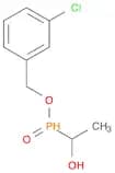 Phosphinic acid, (1-hydroxyethyl)-, (3-chlorophenyl)methyl ester