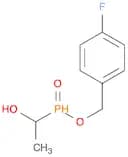 Phosphinic acid, (1-hydroxyethyl)-, (4-fluorophenyl)methyl ester