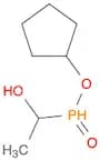 Phosphinic acid, (1-hydroxyethyl)-, cyclopentyl ester