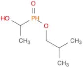 Phosphinic acid, (1-hydroxyethyl)-, 2-methylpropyl ester