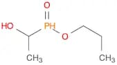 Phosphinic acid, (1-hydroxyethyl)-, propyl ester