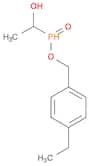Phosphinic acid, (1-hydroxyethyl)-, (4-ethylphenyl)methyl ester