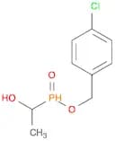 Phosphinic acid, (1-hydroxyethyl)-, (4-chlorophenyl)methyl ester