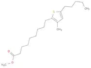 2-Thiophenenonanoic acid, 3-methyl-5-pentyl-, methyl ester