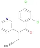 4-Pentyn-1-one, 1-(2,4-dichlorophenyl)-2-(3-pyridinyl)-