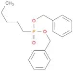 Phosphonic acid, pentyl-, bis(phenylmethyl) ester