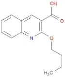 2-Butoxy-3-quinolinecarboxylic acid