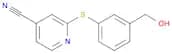 4-Pyridinecarbonitrile,2-[[3-(hydroxymethyl)phenyl]thio]-