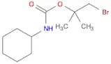 Carbamic acid, cyclohexyl-, 2-bromo-1,1-dimethylethyl ester