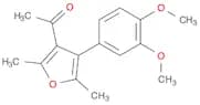 Ethanone, 1-[4-(3,4-dimethoxyphenyl)-2,5-dimethyl-3-furanyl]-