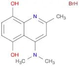 5,8-Quinolinediol, 4-(dimethylamino)-2-methyl-, hydrobromide