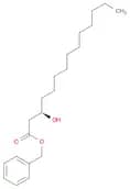 Tetradecanoic acid, 3-hydroxy-, phenylmethyl ester, (R)-