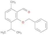 Benzaldehyde, 6-methyl-3-(1-methylethyl)-2-(phenylmethoxy)-