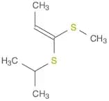 1-Propene, 1-[(1-methylethyl)thio]-1-(methylthio)-, (E)-