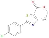 5-Thiazolecarboxylic acid, 2-(4-chlorophenyl)-, ethyl ester