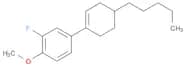 Benzene, 2-fluoro-1-methoxy-4-(4-pentyl-1-cyclohexen-1-yl)-