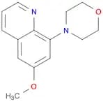 Quinoline, 6-methoxy-8-(4-morpholinyl)-