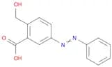 Benzoic acid, 2-(hydroxymethyl)-5-(phenylazo)-