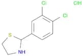 Thiazolidine, 2-(3,4-dichlorophenyl)-, hydrochloride