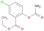 ETHYL 2-CARBAMOYLOXY-5-CHLORO-BENZOATE