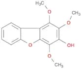 1,2,4-trimethoxydibenzofuran-3-ol