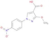 1H-Pyrazole-4-carboxylic acid, 3-methoxy-1-(4-nitrophenyl)-