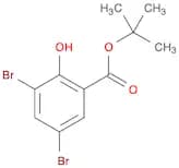 Benzoic acid, 3,5-dibromo-2-hydroxy-, 1,1-dimethylethyl ester