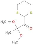 1-Propanone, 1-(1,3-dithian-2-yl)-2,2-dimethoxy-