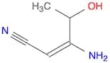 2-Pentenenitrile, 3-amino-4-hydroxy-, (E)-