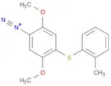 Benzenediazonium, 2,5-dimethoxy-4-[(methylphenyl)thio]-
