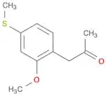 2-Propanone, 1-[2-methoxy-4-(methylthio)phenyl]-