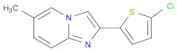 Imidazo[1,2-a]pyridine, 2-(5-chloro-2-thienyl)-6-methyl-