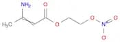 2-Butenoic acid, 3-amino-, 2-(nitrooxy)ethyl ester