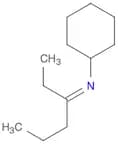 Cyclohexanamine, N-(1-ethylbutylidene)-, (E)-