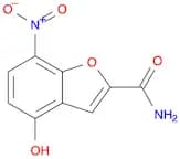 2-Benzofurancarboxamide, 4-hydroxy-7-nitro-