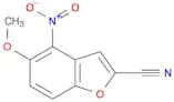 2-Benzofurancarbonitrile, 5-methoxy-4-nitro-